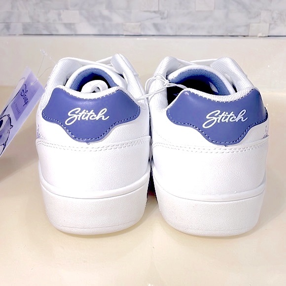 🆕 Disney Stitch Ltd Edition Periwinkle Paint Splatter Low-Top Sneakers - Picture 3 of 9